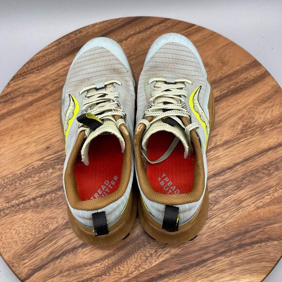 Saucony Peregrine 13 Shoes Womens 8.5 Blue Trail Running Comfort Walking Hiking - Picture 5 of 8